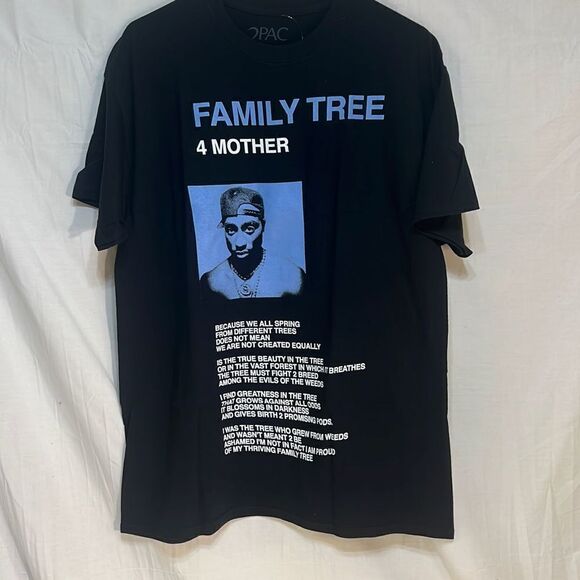 Tupac Shakur “2pac” Family Tree T-shirt NWT‎ - Picture 1 of 4